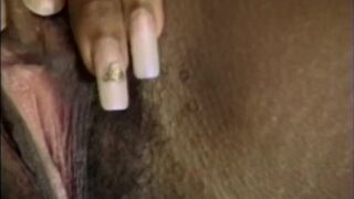 Ed drills ebony babe Natalie Bradshaw in her hairy pussy